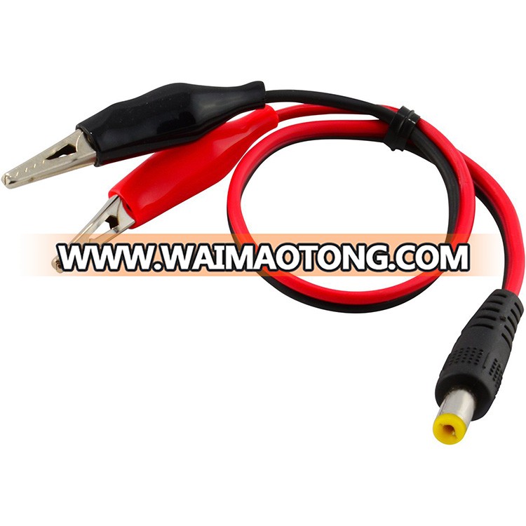 Alligator Clip to DC Power Male Plug Connector Cable Wholesale